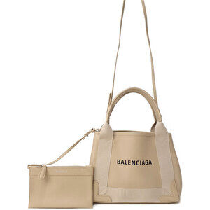 Balenciaga Navy Blue Cabas XS Bag